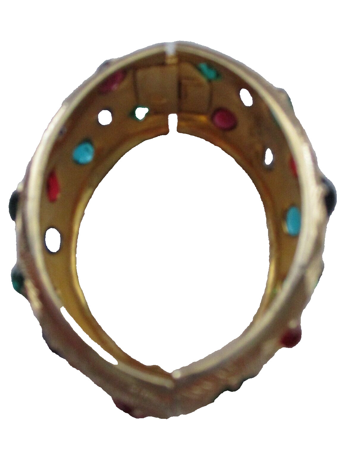 Castlecliff Hinged Multi Color Statement Cuff Bra… - image 4