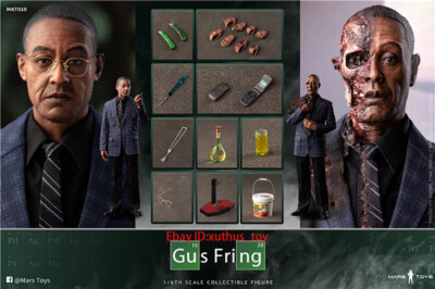 Mars Toys 1/6 ガス・フリング 2体セット MAT010 未開封新品 Mars Toys Breaking Bad Gustavo Fring 1/6 MAT010 2Heads Bodies