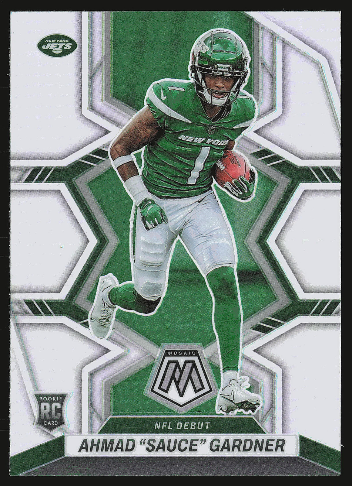 2022 Panini Mosaic #289 Ahmad "Sauce" Gardner Silver RC