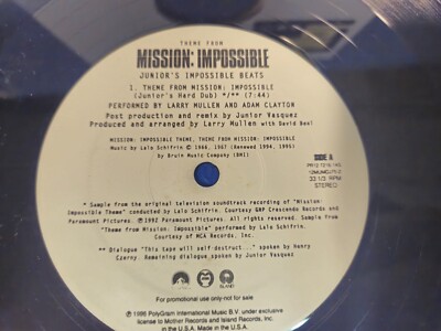 Adam Clayton And Larry Mullen   Theme From Mission: Impossible (Mission Accompli