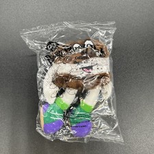Vtg 1999 Dairy Queen Bean Plush Pals DQ Ice Cream Cookie Stuffed Mini New Sealed