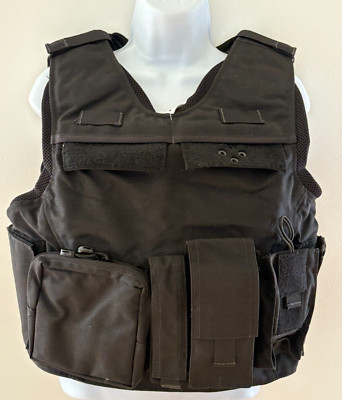 SECOND CHANCE Standard Armor Carrier Side Open Fix Pocket Small 1912-1813 Black