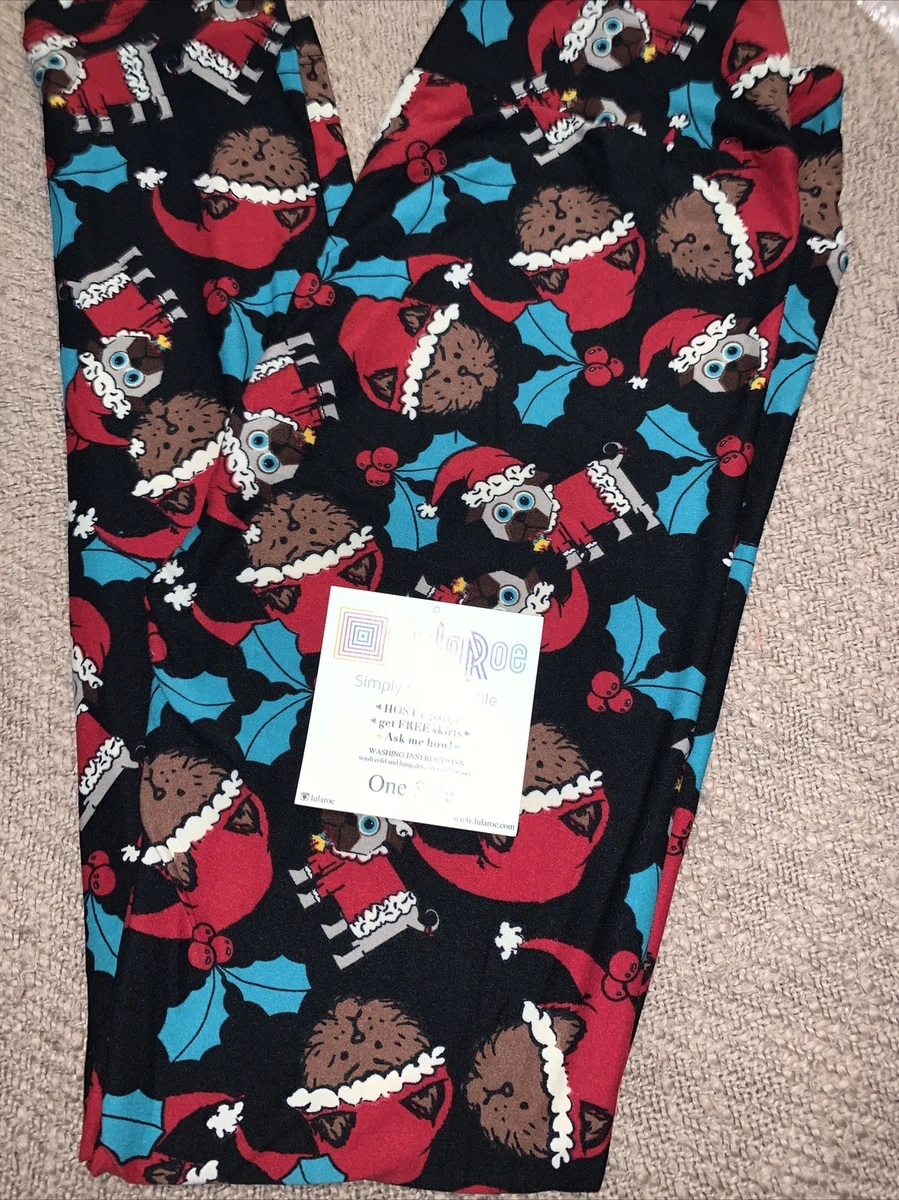 Lularoe christmas cat leggings clearance