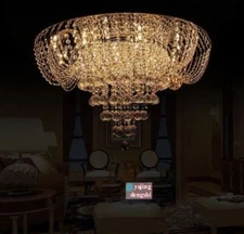European Crystal Ceiling Fixtures Lamp Ceiling Lighting Bedroom Light Fixtures K