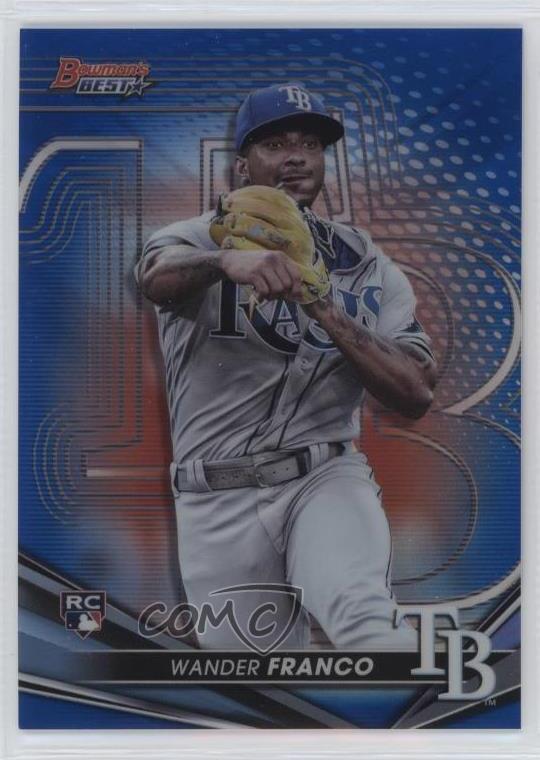 2022 Bowman's Best Blue Refractor /150 Wander Franco #39 Rookie RC