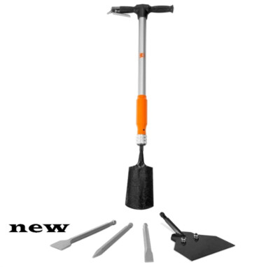 WEN 61635 5-in-1 Pneumatic Multi-Function Tool with Scraper, Shovel, Attachments
