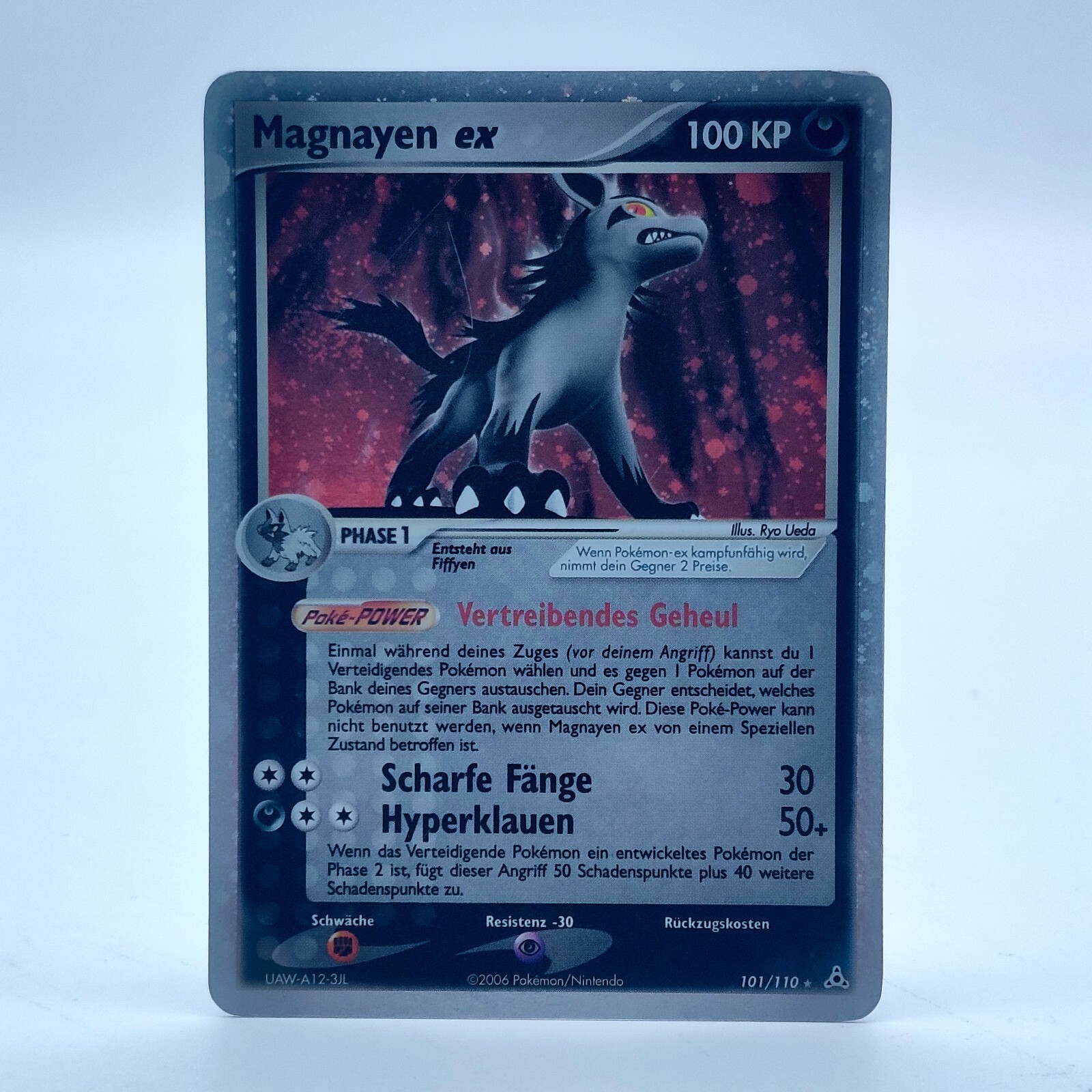 Pokemon TCG Karte Magnayen ex 101/110 EX Holon Phantoms Deutsch