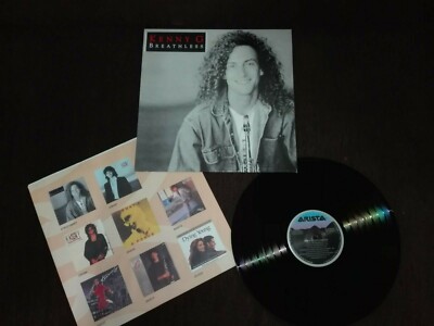 KENNY G -Breathless- PEABO BRYSON   1992 SPAIN LP 