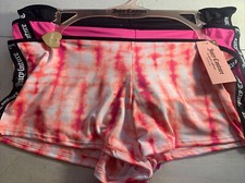 JUICY COUTURE INTIMATES 3 PACK SPANDEX POLYESTER TIE DYE BOYSHORTS PANTIES 1X