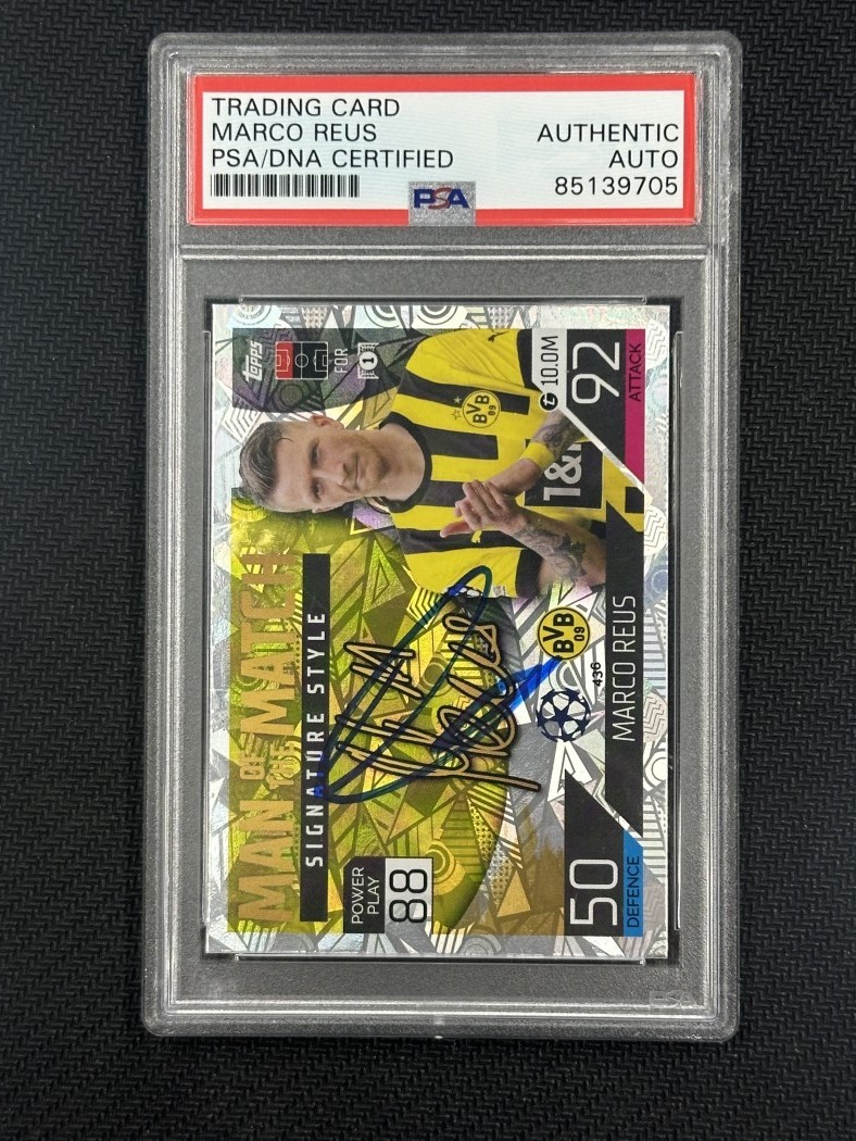 オンカードオート！Topps MARCO REUS ロイス 直筆サイン 20シリ オンカードオート！Topps MARCO REUS ロイス 直筆サイン 20シリ