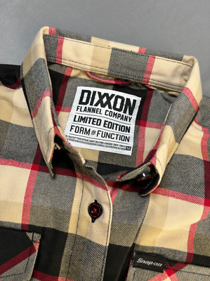 DIXXON Flannel -  2023 Snap on Tools  WOMENS Large (L) Limited Edition BNIB Tan