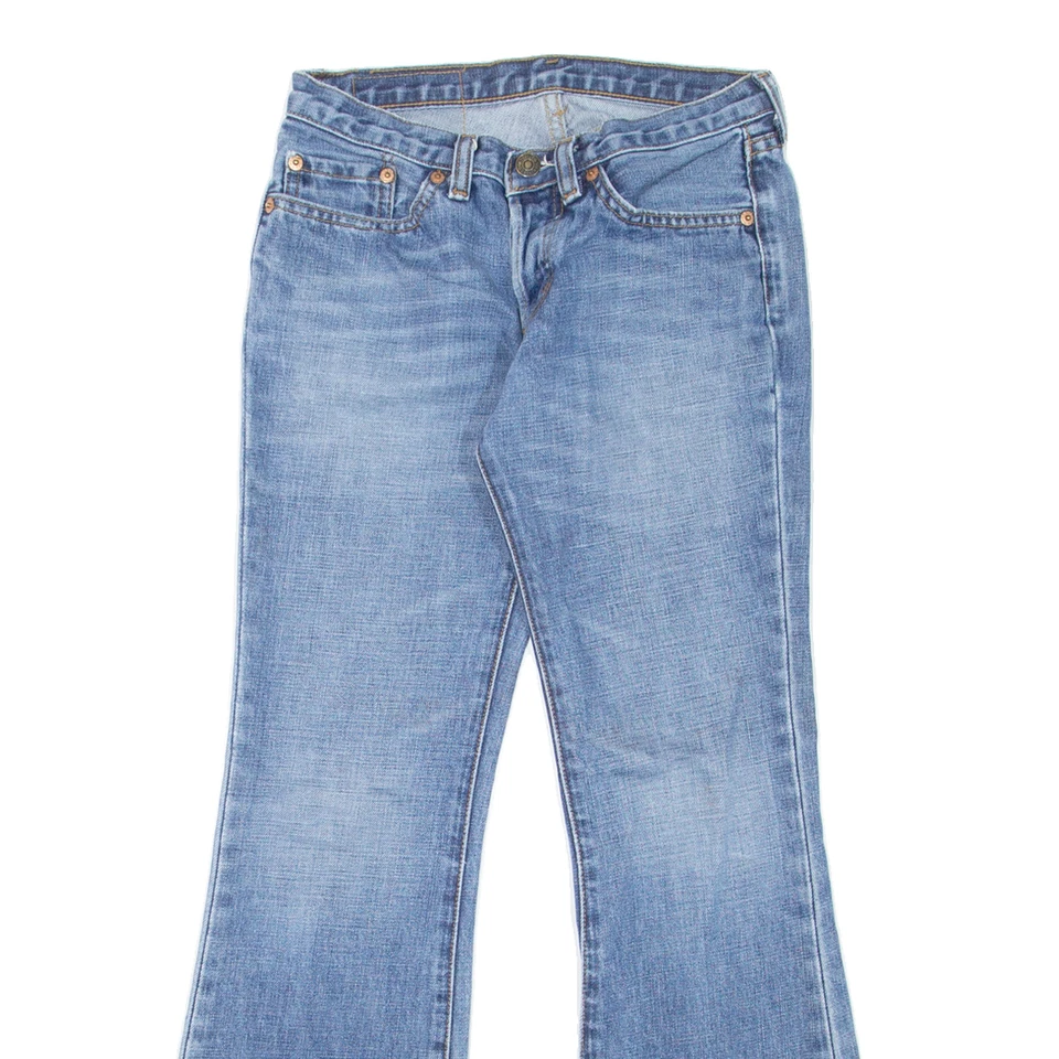 LEVI'S 557 Womens Jeans Blue Regular Bootcut Stone Wash W25 L27 - Image 2 of 4