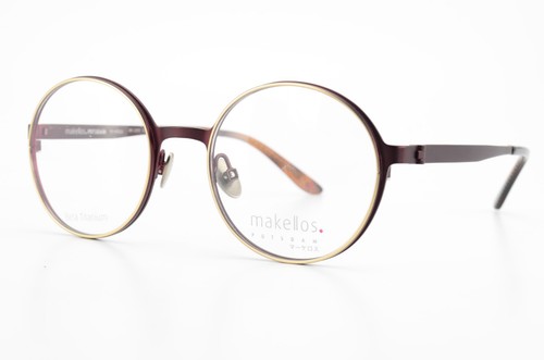 MAKELLOS POTSDAM Brille ME2005 Weinrot Kreuzberg Beta Titanium 48-19 140 Japan - Picture 4 of 13