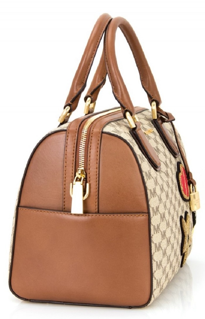 Michael Kors カットアウト スリフレス フリツ ミティ トレス Michael Kors Studio Patches Mercer MD Duffle Bag S398 for
