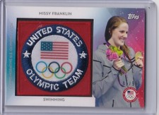 Missy Franklin 2016 Topps Olympic Team Patch USAP-MF, 45/99