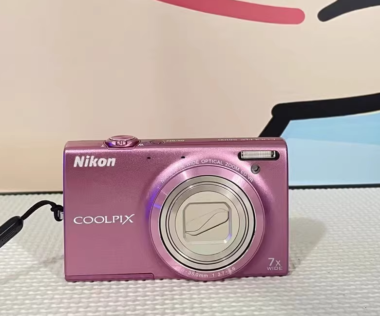 Nikon COOLPIX S6100 16.0MP Compact Digital Camera Pink Tested-90