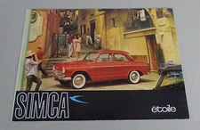 Brochure/booklet Simca Étoile