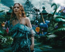 MIA WASIKOWSKA signed autograph 20x25cm ALICE THROUGH GLASS in person autograph