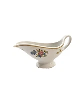 Vintage Porcelain Creamer Sauce Syrup Server Dresden Pattern Floral Mayer China