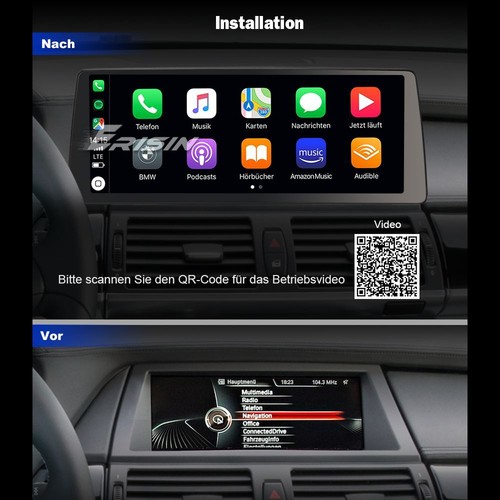 8GB+128GB Android 14 Autoradio GPS CarPlay DSP DAB+ iDrive BMW X5 E70 X6 E71 CIC - Imagen 19 de 20