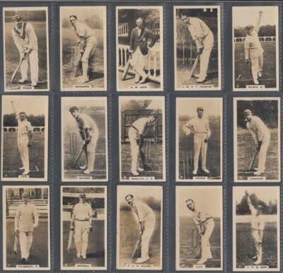 CIGARETTE CARD SET W.D. & H.O. WILLS LTD ENGLISH CRICKETERS 1926  (ID:984/AE150A)