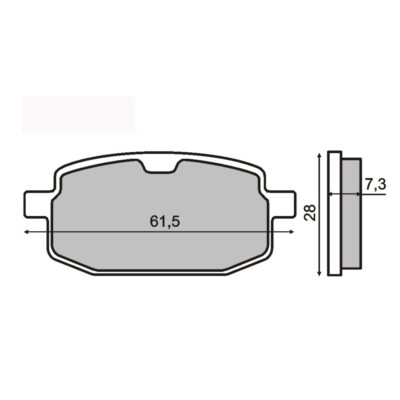 Pair Brake Pads PGO 50 Big Max 2T / E2 1995-2002