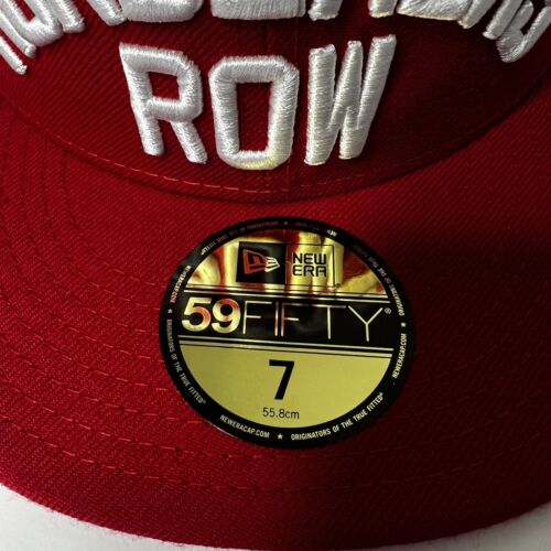 New Era New York Yankees Murderers Row Red Wool 59FIFTY Fitted Hat Size 7 NEW - Picture 2 of 14