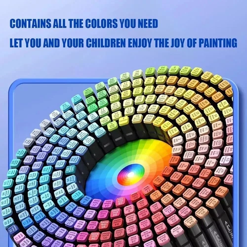 Alcohol Markers, 80 Color Dual Brush Tip Permanent Art Markers for Painting Gift - Picture 6 of 9