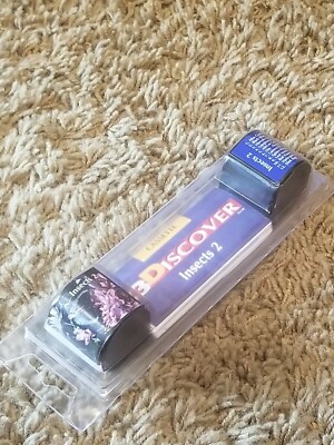 3Discover Cassette With 12 3D Images 1990's Rare ''Insects 2''