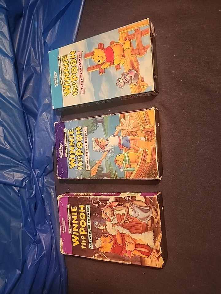 Disney Adventures Of Winnie The Pooh VHS Lot 11 Playtime Learning Friendship - Image 3 of 4