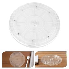 2 Pcs Kitchen Turntable Organizer Rotating Swivel Stand Countertop