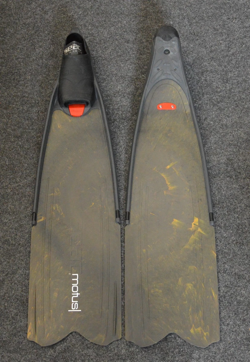 Seac Motus Freediving Fins Flossen 39-40 Spearfishing Camo UK 5.5-6.5 NEU NEW