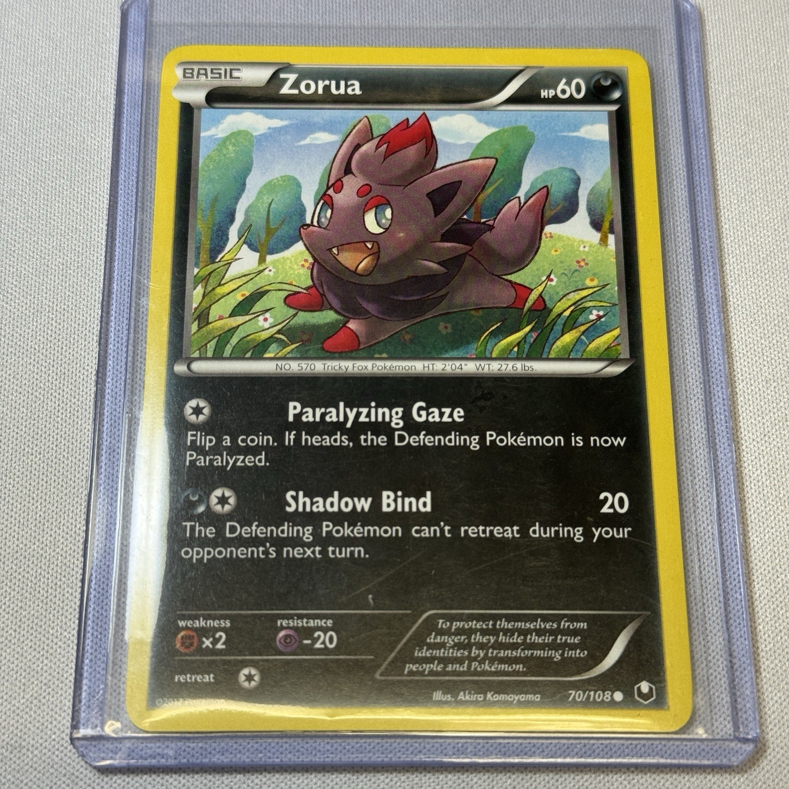 Zorua 70/108 | Dark Explorers | Near Mint