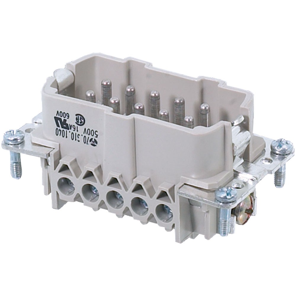 Wieland revos BASIC 500V 10 Pin + PE revos BASIC 500V Insert