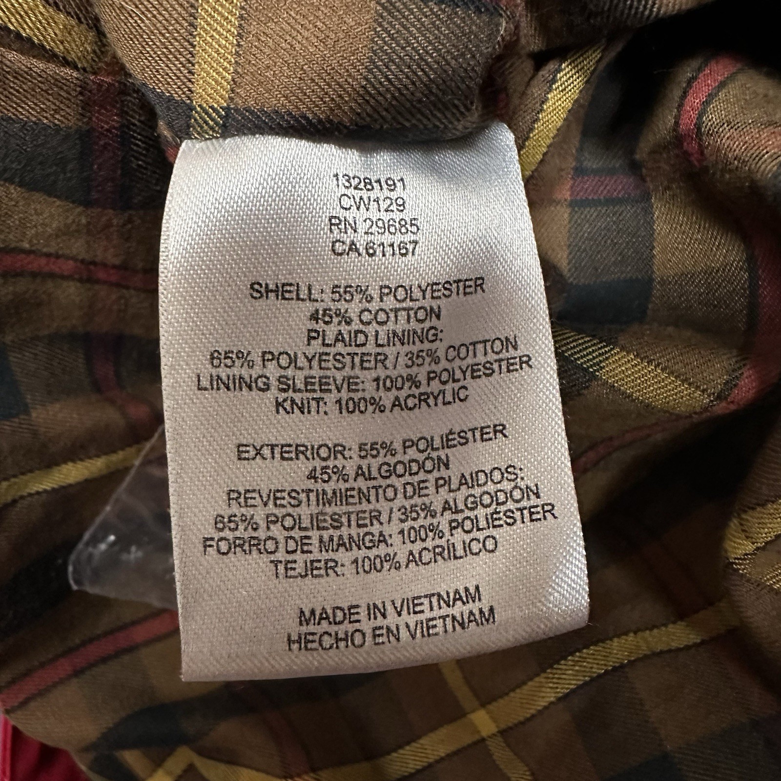 Pendleton Jacket Womens Medium Red Water Resistan… - image 8