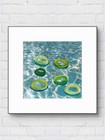 First In Line To Lazy River Contemporary Original Acrylic 12x12 Painting Signed — photo 9