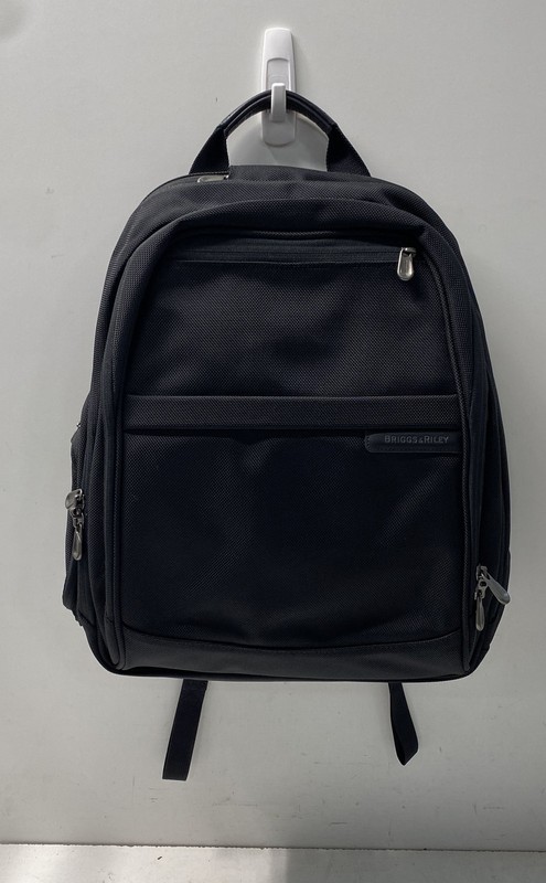 Briggs & Riley Black Ballistic Nylon Laptop Travel Backpack