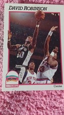 David Robinson Error Card 1990 NBA HOOPS