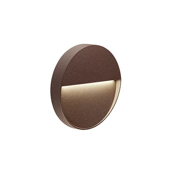 Applique Segna-passo Sovil Geo Round 3W 3000K Caffe' | Art. 98156/27