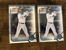 Kahlil Watson 1st 2022 Bowman Prospects #BP-3 Miami Marlins