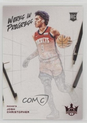 2021 Court Kings Works in Progress Ruby /149 Josh Christopher #27 Rookie RC 18t1