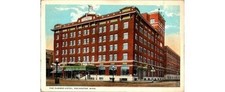 Zumbro Hotel Rochester MN Postcard: Early 1900s Bloom Bros Art Deco Brick