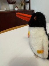 Steiff Vintage Peggy Penguin 2505/12 Mink Imitation Including Button And Tags