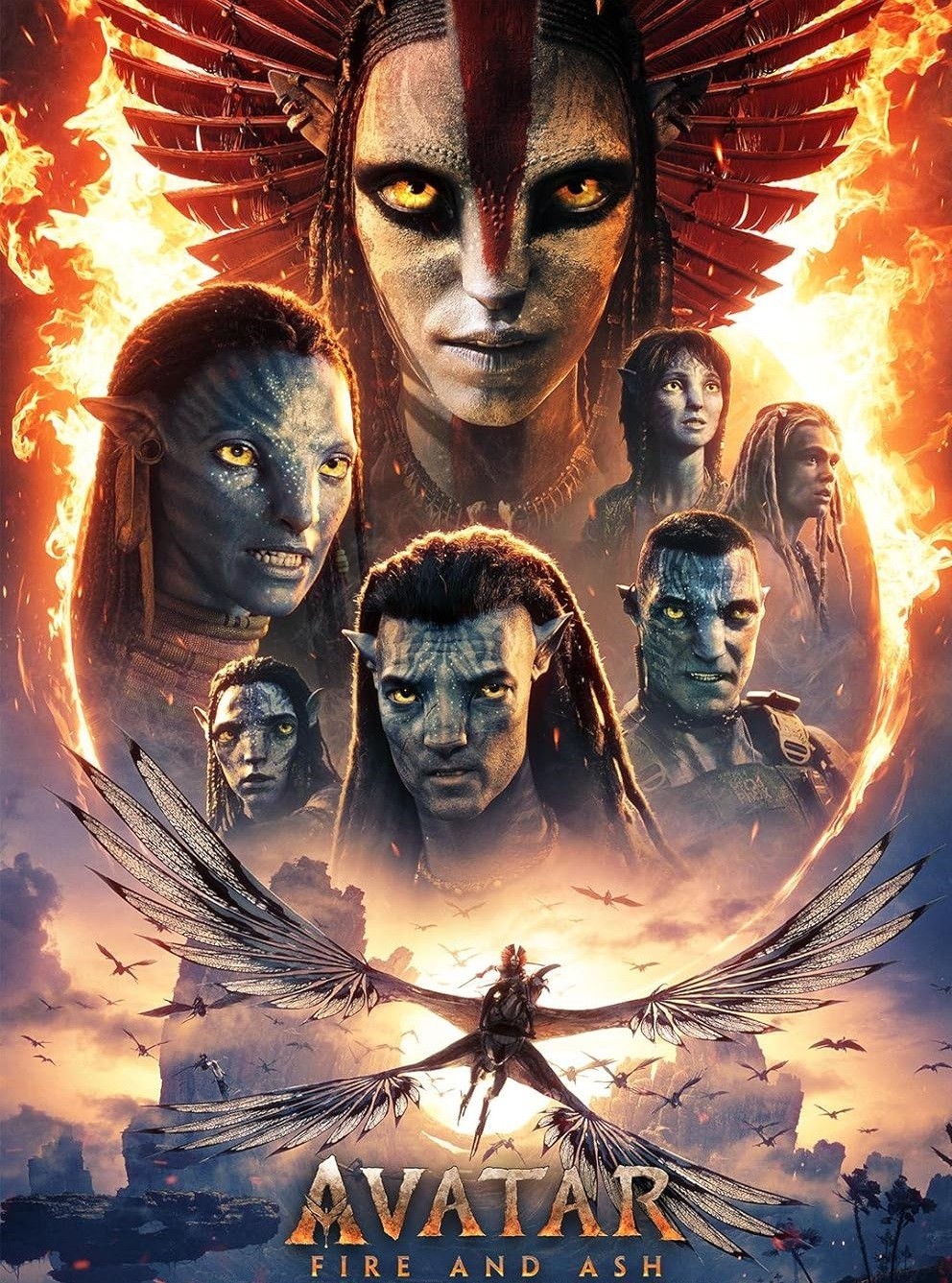 Avatar: Fire and Ash 2025 ( D VD ) MOVIE With Slip Cover Region Free