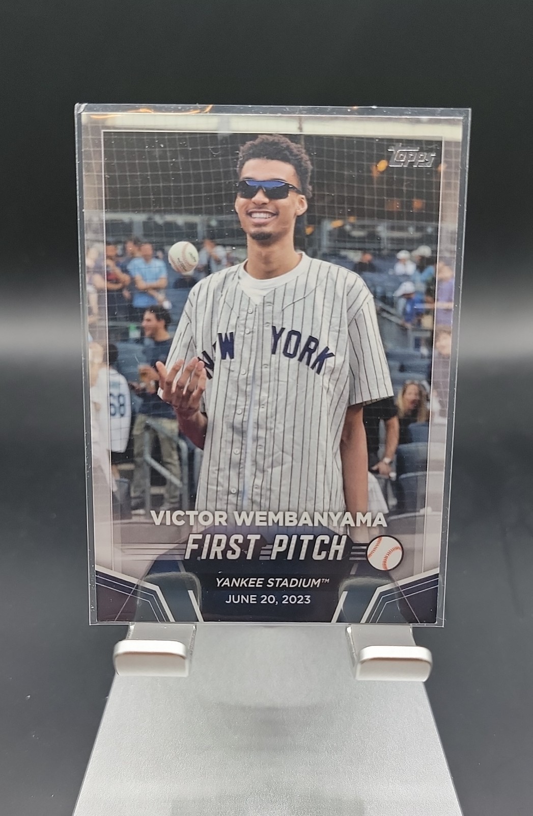 2024 Topps Series 2 - 2023 First Pitch Victor Wembanyama #FP-1