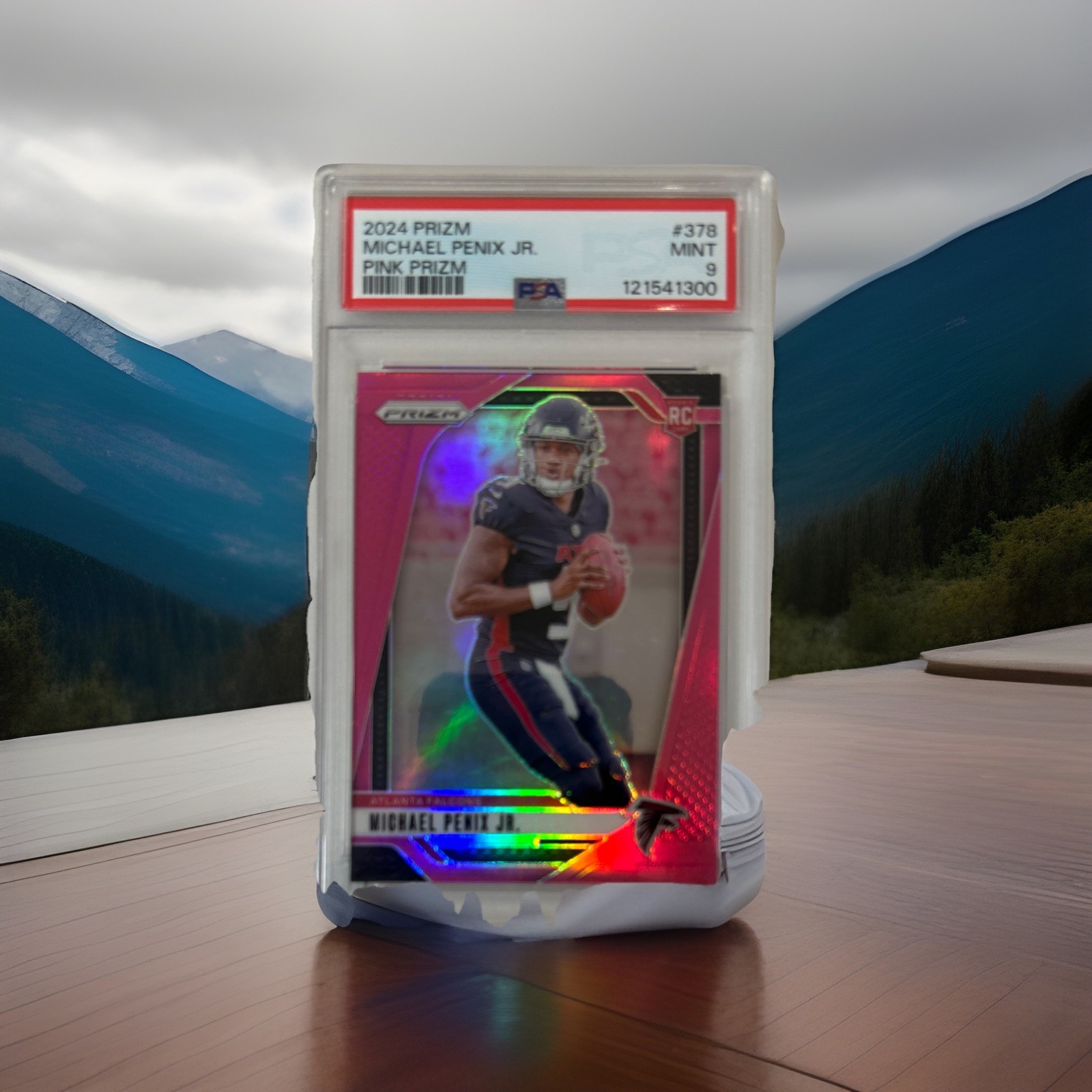 2024 Panini Prizm - Rookies Michael Penix Jr. #378 Pink Prizm (RC)
