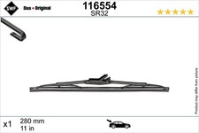Wischblatt Scheibenwischer DAS ORIGINAL REAR SWF 116554 für VW POLO 3 6N1 2 86C