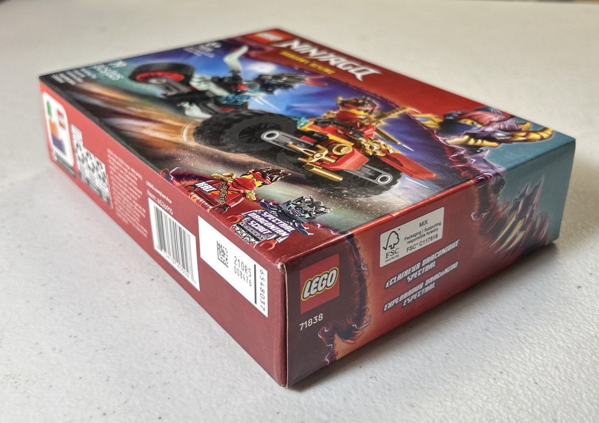 LEGO NINJAGO 71838 Kai's Motorcycle Speed Race Set 79pcs New
