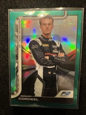 2025 Topps Chrome Formula 1 Amaury Cordeel F2 Teel Ray Wave Refractor /299