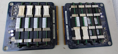 vintage Pair of Apple Mac Pro 2006-2008 Memory Riser Boards 8*2gb